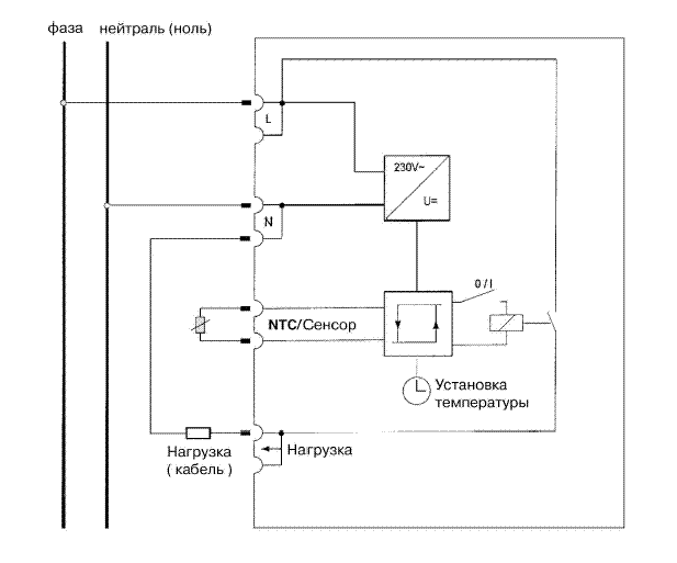 схема включения Eberle 525 22