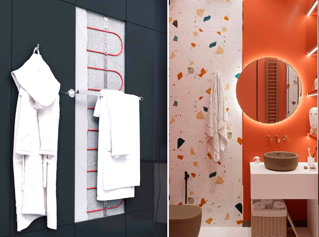 дизайн теплых стен