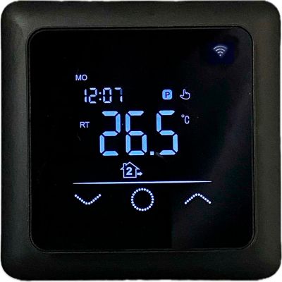Терморегулятор RTC ES39W c WiFi управлением черный